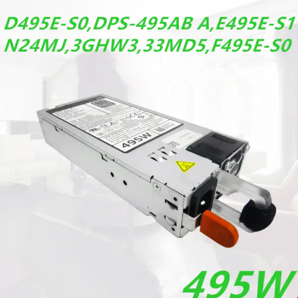 Dell R720 730 620 520 T620 720 495W Napájecí zdroj D495E-S0 DPS-495AB A N24MJ 3GHW3 33MD5 F495E-S0 9338D