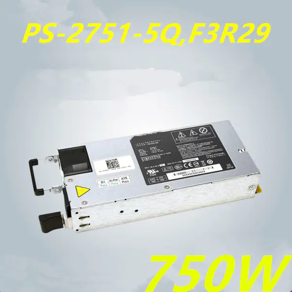 Použitý zdroj napájení pro Dell Liteon C2100 12V 60A 750W Spínaný zdroj PS-2751-5Q F3R29