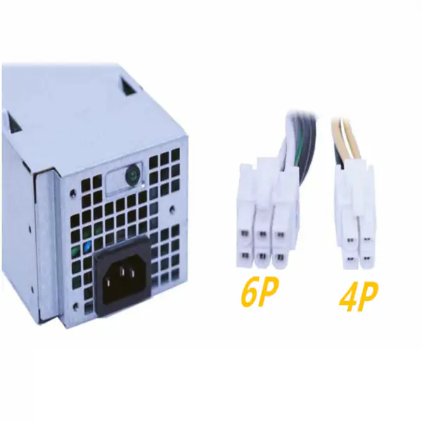 Dell 3050 5050 7050 6pinový 200W napájecí zdroj L200EPS-00 L200AS-00 B200AS-00 D200AS-00 H200EBS-00 H200NS-00