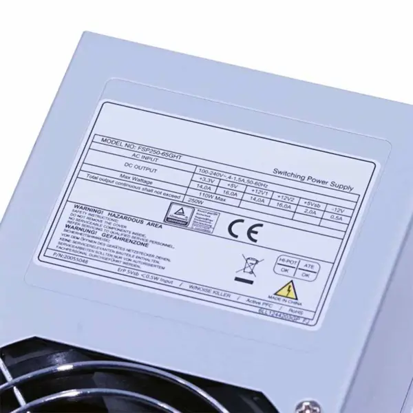 Zdroj napájení pro Dell HP Lenovo TFX 250W spínaný zdroj napájení FSP250-65GHT