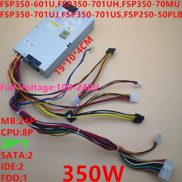 Spínaný zdroj FSP -5V 1U 350W FSP350-70MU FSP350-601U