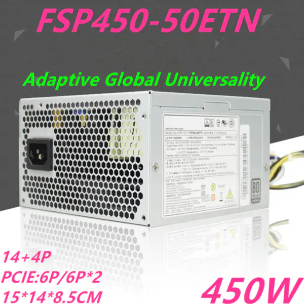 Zdroj napájení pro Lenovo Thinkcentre ATX 80plus Platinum 14Pin 450W Spínaný zdroj napájení FSP450-50ETN DPS-450DP PS-6451-02