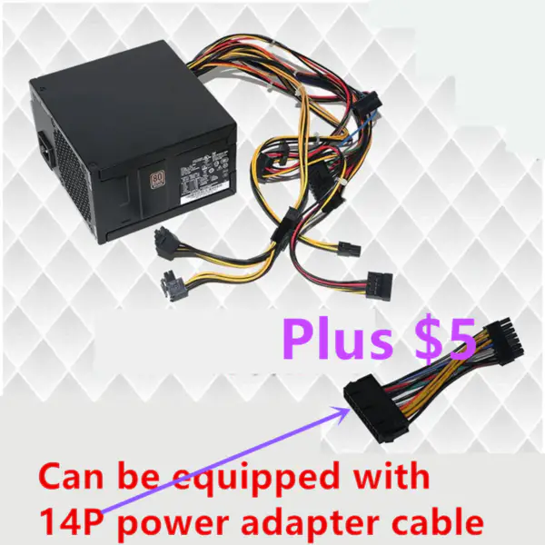Zdroj napájení pro Lenovo Dell/HP 80plus Bronze IdeaCentre Y710 Y700 Y900 450W Spínaný zdroj PC7033 FSP350-60AGBAK