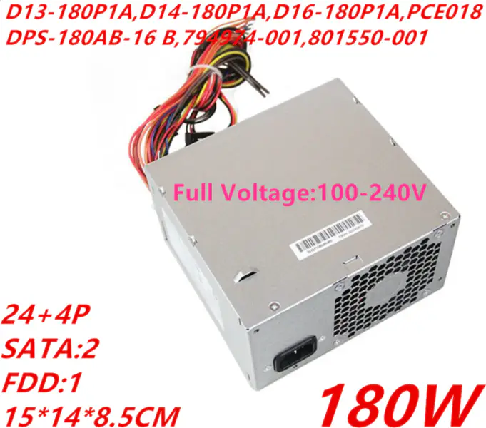 Zdroj napájení pro HP 400G3 D13-180P1A D14-180P1A D16-180P1A DPS-180AB-16 B PCE018 PCB230 PCD009