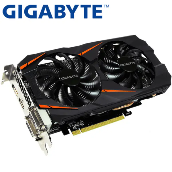 GIGABYTE GTX 1060 3GB 192Bit GDDR5 Video Card Použité grafické karty pro nVIDIA VGA karty Geforce GTX 1050 Ti HDMI 750 960