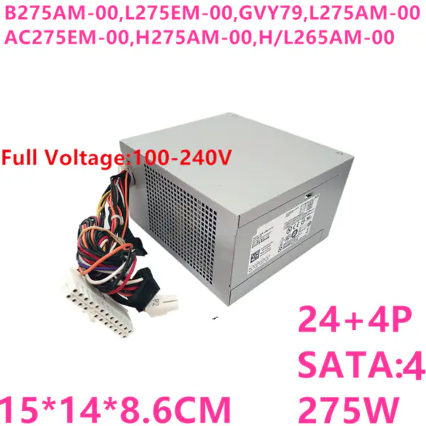 Zdroj napájení pro Dell 390 990 3010 9010 7010 275W napájecí zdroj B275AM-00 L275EM-00 L275AM-00 AC275EM-00 H275AM-00 L265AM-00