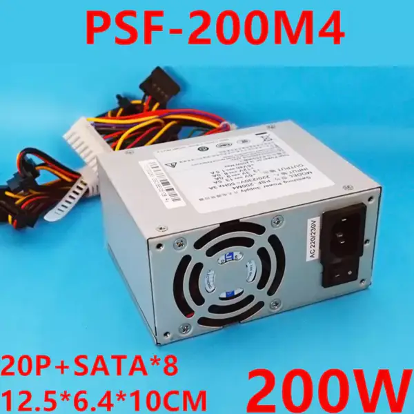 Zdroj napájení pro Hanker DVR NVR 8116H 8008H 8616N 8632 20Pin SATA*8 200W spínaný zdroj PSF-200M4