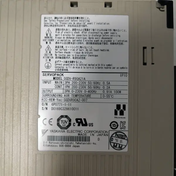 YASKAWA ASGDV-R90A21A