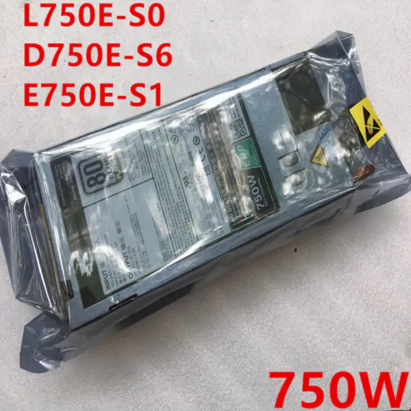 Dell R530 R630 R730 T430 EPP 750W napájecí zdroj L750E-S0 G6W6K V1YJ6 HTRH4 TPJ2X D750E-S6 E750E-S1 0XW8W