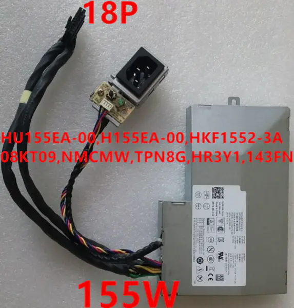 Zdroj napájení pro Dell 3240 3440 7440 18Pin 155W napájecí zdroj HU155EA-00 H155EA-00 H155EA-01 D155EA-00 HKF1552-3A L200EA/L200EU-00