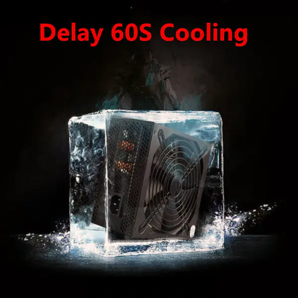 Huntkey Brand ATX poloviční modul RTX2080Ti RX590 600W spínaný zdroj MVP 600 HK700-34FP