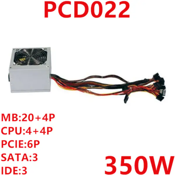 Napájecí zdroj pro AcBel Top Grade 350 ATX AMD I5 I7 Napájecí zdroj pro stolní počítače 350W spínaný zdroj PCD022