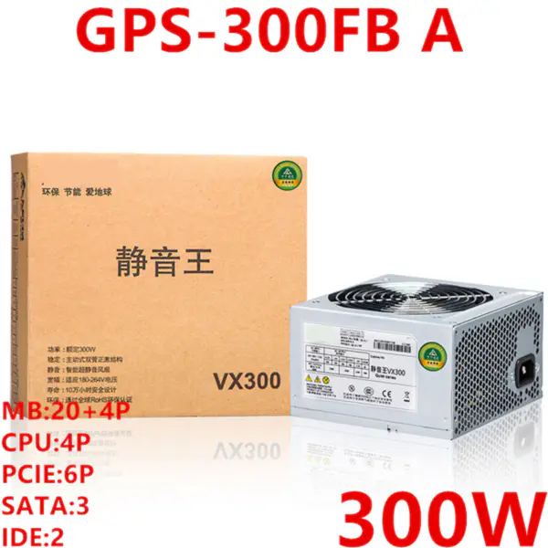 Zdroj napájení pro značku Delta VX300 GTX1050 550 Mute Wide Napájecí zdroj pro stolní počítače s výkonem 300 W ve špičce 400 W Zdroj GPS-300FB A