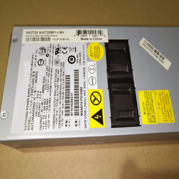 Zdroj napájení pro Delta R510 R520 G7 600W spínaný zdroj TDPS-600CB B 36001787