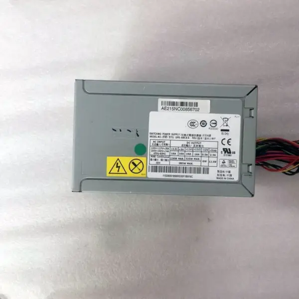 Zdroj napájení pro Lenovo TS530 TS430 T260 G3 400W Spínaný zdroj GPS-400CB A 36001896