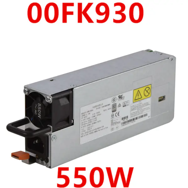 Zdroj napájení pro Lenovo IBM X3650M5 X3550M5 X3500M5 550W spínaný zdroj 00FK930