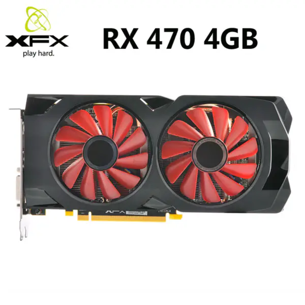 XFX RX 470 4GB grafická karta 256bit GDDR5 Grafické karty pro AMD RX 400 series VGA RX470 4GB DisplayPort RX474 RX470-4G HDMI Used