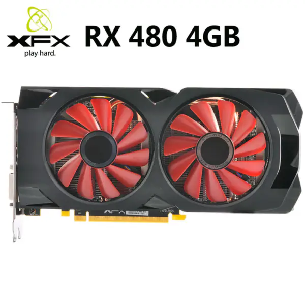 XFX RX 480 4GB Grafické karty RX480 256Bit GDDR5 Grafické karty pro AMD RX 400 Series VGA Cards RX480-4GB HDMI 7000MH Used