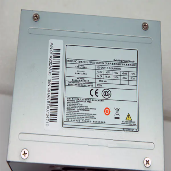 Zdroj napájení pro Hanker DVR NVR 8616 7916 20Pin SATA*8 200W spínaný zdroj FSP200-50GSV-5K FSP200-50GSV FSP200-50HSV