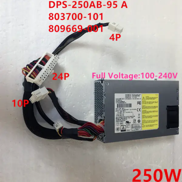 Zdroj napájení pro HP DL320E Gen8 G8 V2 250W spínaný zdroj napájení DPS-250AB-95 A 803700-101 809669-001