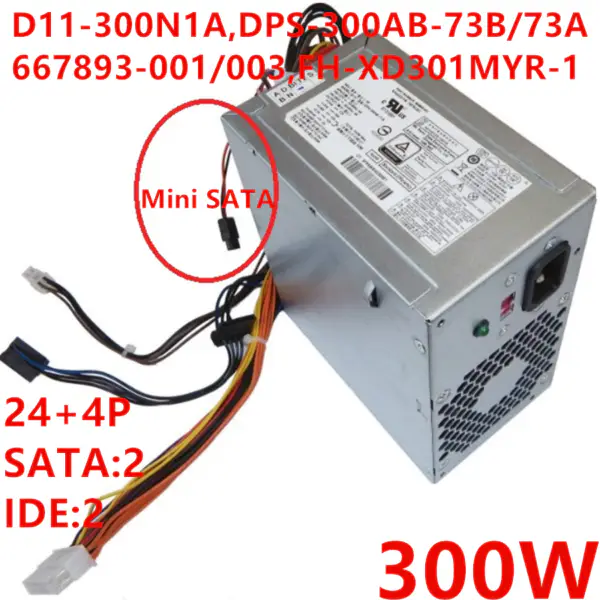Zdroj napájení pro HP ProDesk 550 405 G2 400G3 300W napájecí zdroj D11-300N1A PCB230 DPS-300AB-73B DPS-300AB-72 B/72A D10-300P1A