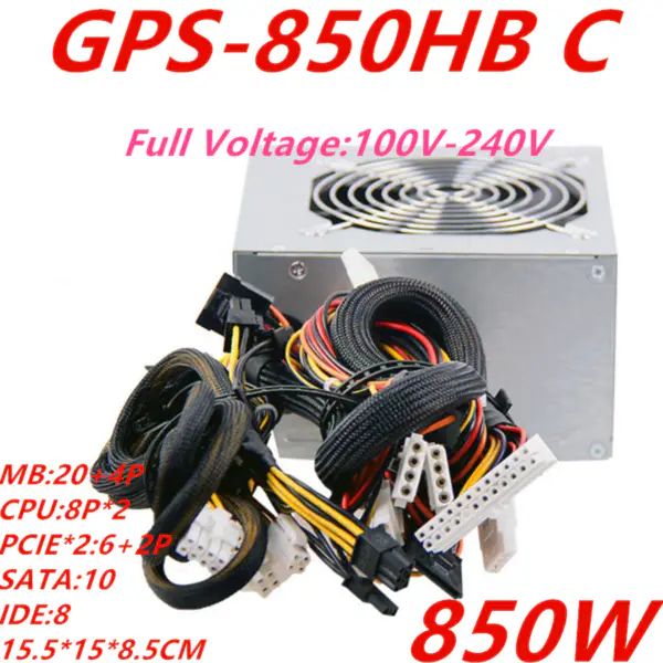 Zdroj napájení pro Delta 80plus Platinum ATX 800W spínaný zdroj GPS-850HB C