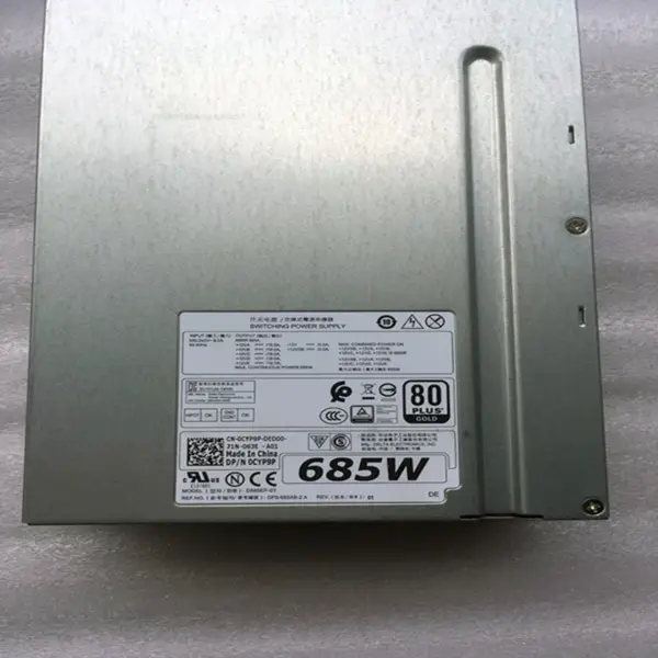 Zdroj napájení pro Dell T5610 T3610 T5810 7810 685W napájecí zdroj D685EF-00 F685EF-00 D685EF-01 F685EF-01 DPS-685AB A H685EF-00
