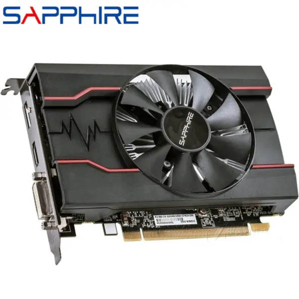 SAPPHIRE RX550 2GB grafická karta GDDR5 Grafické karty pro karty AMD RX 500 Series RX 550 2G D5 Radeon RX550-2GB HDMI DVI Used