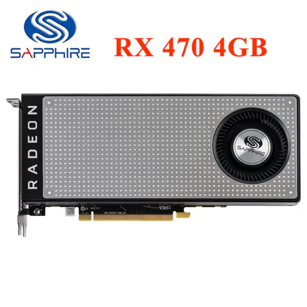 SAPPHIRE RX 470 4GB Grafická karta 256Bit GDDR5 Grafické karty pro karty AMD RX 400 Series RX470 4G DisplayPort HDMI RX474 Used