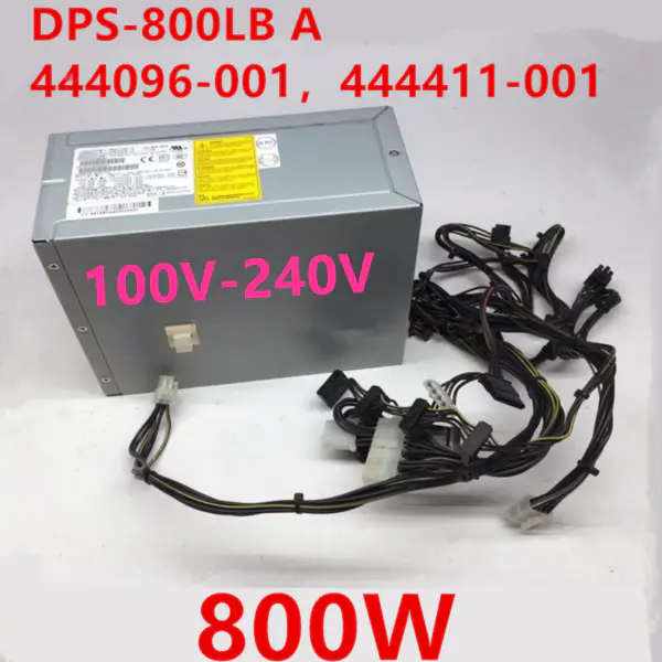 Zdroj napájení pro HP XW8600 800W spínaný zdroj DPS-800LB A 444096-001 444411-001
