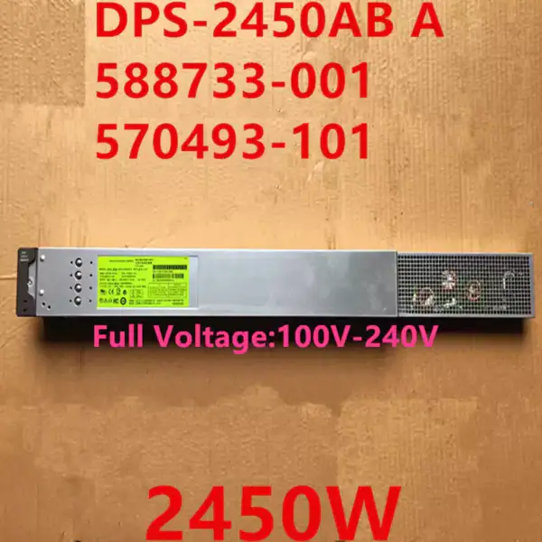 Zdroj napájení pro HP C7000 2450W spínaný zdroj DPS-2450AB A HSTNS-PD16 588733-001 570493-101