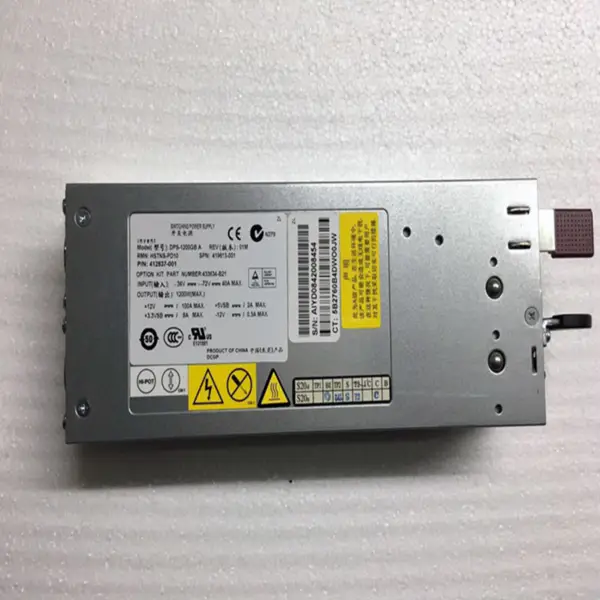 Zdroj napájení pro HP DC DL380G5 1200W spínaný zdroj napájení DPS-1200GB A 412837-001 419613-001