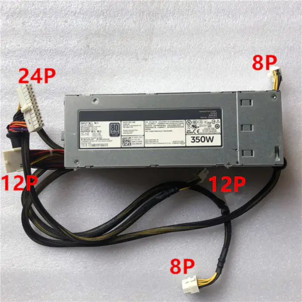 Zdroj napájení pro Dell T320 350W spínaný zdroj DH350E-S0 DF83C F350E-S0 8M7N4 DPS-350AB-19 A