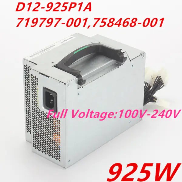 Zdroj napájení pro HP Z640 925W spínaný zdroj D12-925P1A 719797-001 758468-001