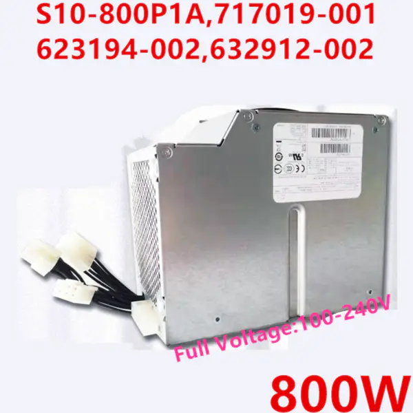 Zdroj napájení pro HP Z620 800W spínaný zdroj S10-800P1A 717019-001 623194-002 632912-002