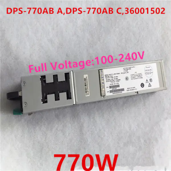 Zdroj napájení pro Lenovo R525 G3 R515 T110 770W Spínaný zdroj napájení DPS-770AB A DPS-770AB C 36001502