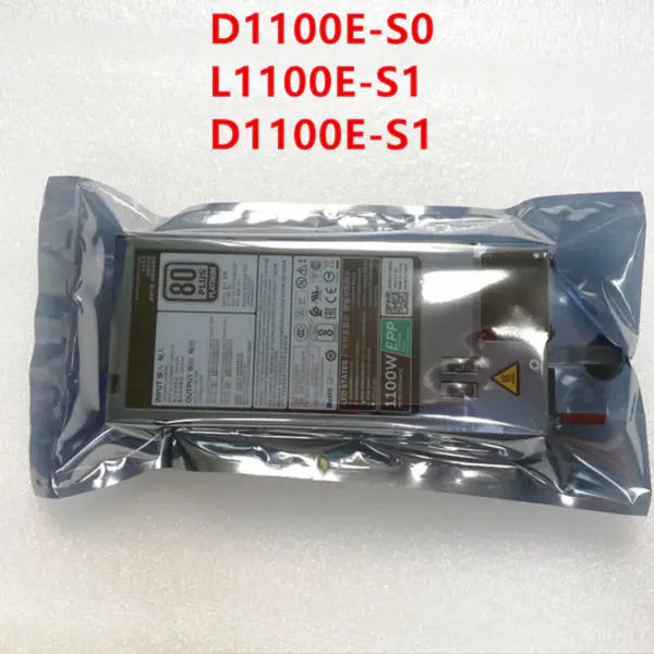 Nový zdroj napájení pro Dell R530 630 730 730 430 630 1100W napájecí zdroj D1100E-S0 L1100E-S1 D1100E-S1 DPS-1100BB B W12Y2 TFR9V Y26KX 0PR21C