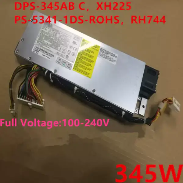 Zdroj napájení pro Dell PE850 PE860 R200 345W spínaný zdroj DPS-345AB C PS-5341-1DS-ROHS XH225 RH744
