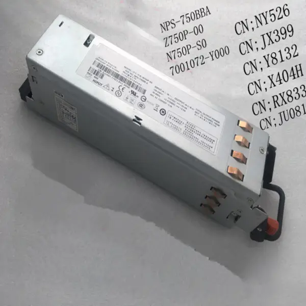 Zdroj napájení pro Dell PE2950 2970 750W napájecí zdroj Z750P-00 N750P-S0 NPS-750BB A 7001072-Y000 NY526 JX399 Y8132 X404H M076R
