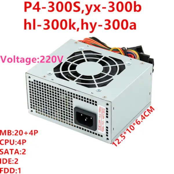 Zdroj napájení pro R-senda SFX Micro HTPC AIO 180W spínaný zdroj P4-300S yx-300b hl-300k hy-300a