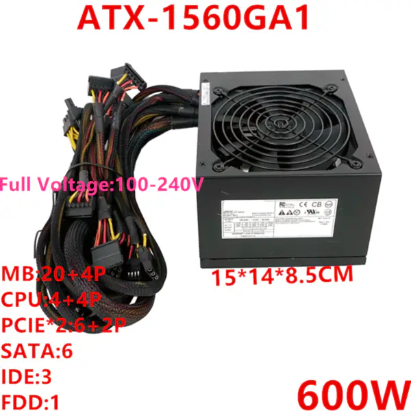 Napájecí zdroj pro Enhance 600W spínaný zdroj ATX-1560GA1