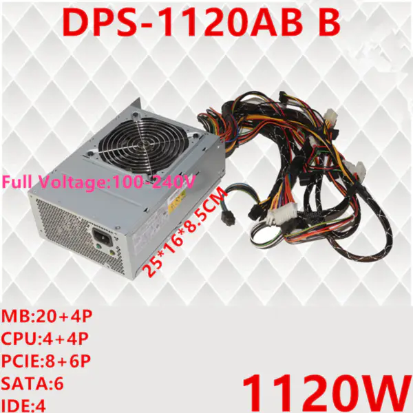 Zdroj napájení pro Lenovo Erazer X700 1120W Spínaný zdroj napájení DPS-1120AB B 36200365