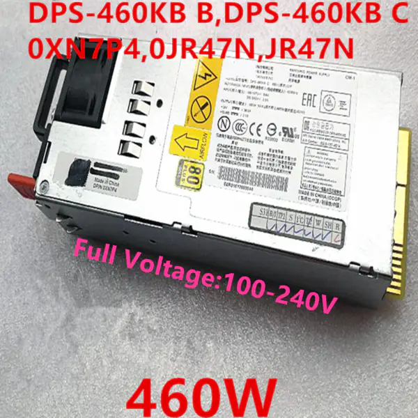 Zdroj napájení pro Dell 8024F S4820 460W spínaný zdroj DPS-460KB B DPS-460KB C 0XN7P4 0JR47N JR47N