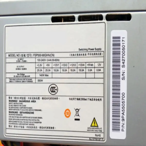 Zdroj napájení pro spínaný zdroj FSP 550W FSP550-80GHN