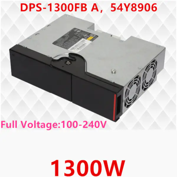 Zdroj napájení pro pracovní stanici Lenovo P900 P910 1300W Spínaný zdroj napájení DPS-1300FB A 54Y8906