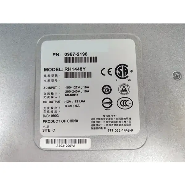 HP RX3600 RX4640 RX6600 1600W spínaný zdroj napájení RH1448Y 0957-2198 0957-2320