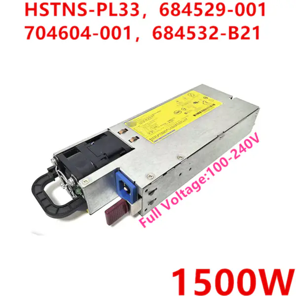 Zdroj napájení pro HP DL560 DL580 G8 DL580 G9 S6500 1500W spínaný zdroj napájení HSTNS-PL33 684529-001 704604-001 684532-B21