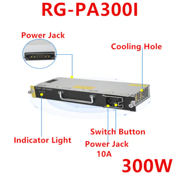 Zdroj napájení pro Ruijie POE 300W spínaný zdroj RG-PA300I