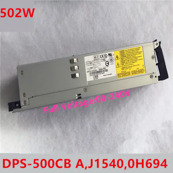 Zdroj napájení pro Dell PowerEdge 2650 502W Spínaný zdroj napájení DPS-500CB A J1540 0H694 DPS-500CB-1 A
