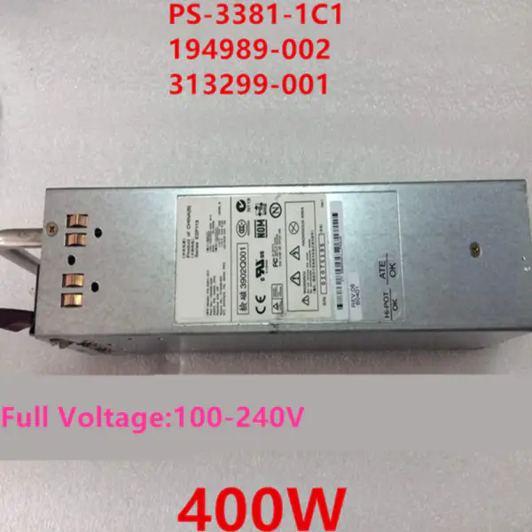 Zdroj napájení pro HP DL380G3 G2 400W spínaný zdroj PS-3381-1C1 194989-002 313299-001